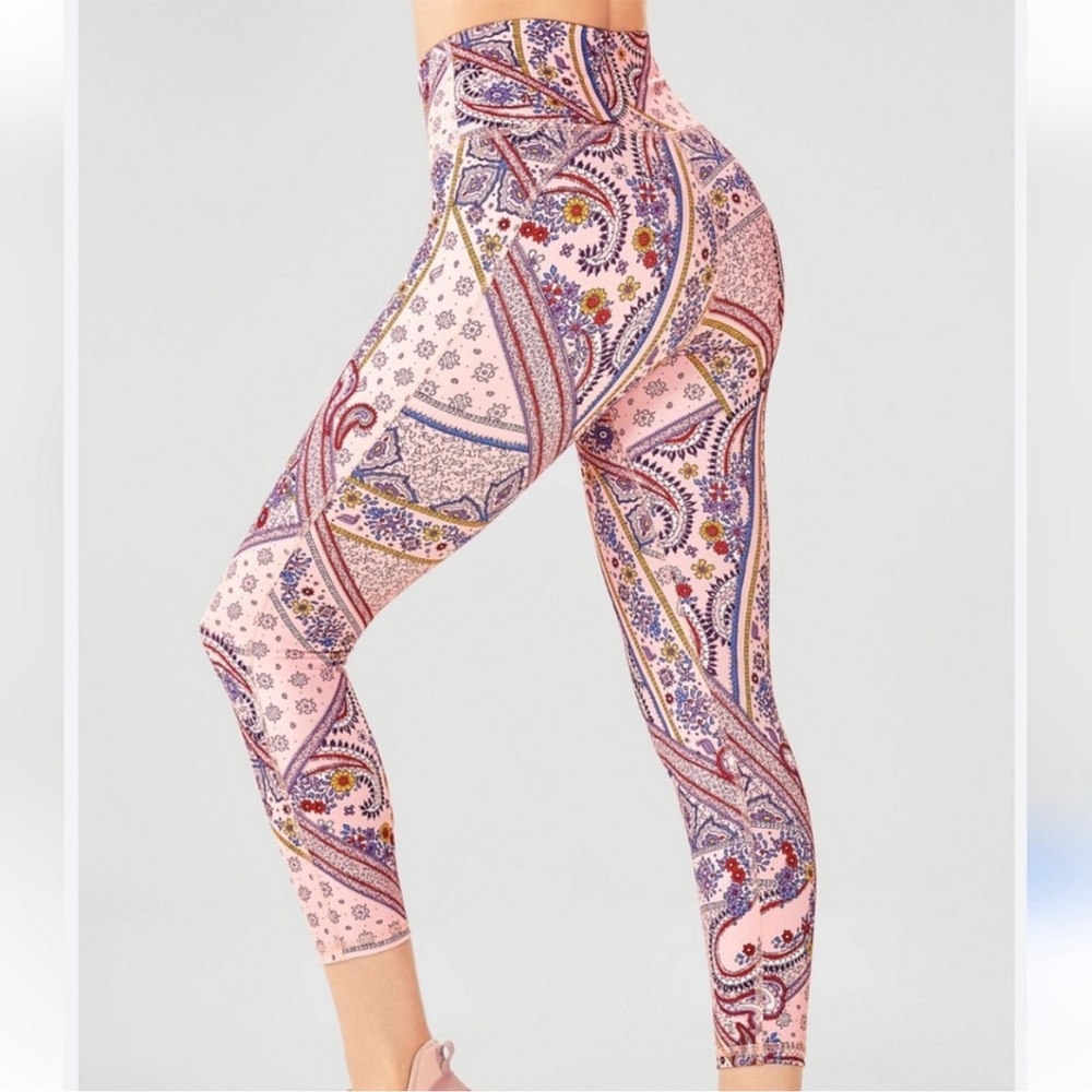 Fabletics high rise crop leggings